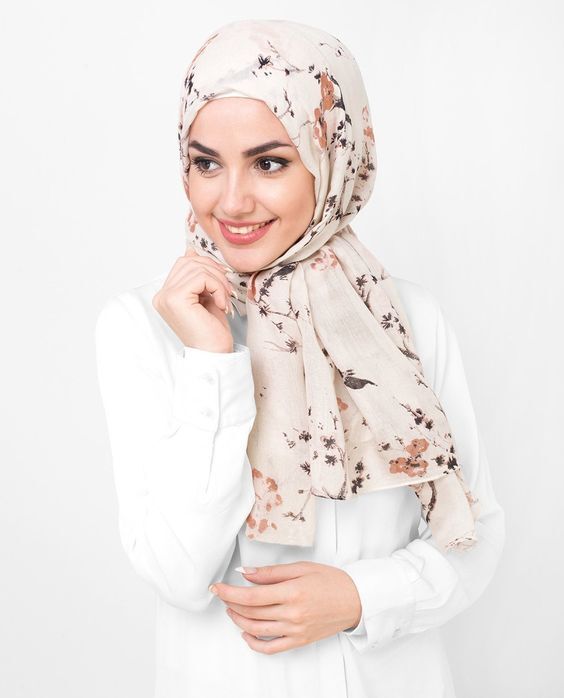 افكار ستايلات للحجاب المطبوع 22