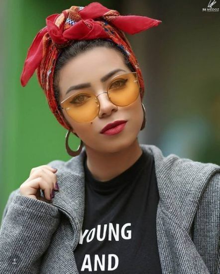 افكار ستايلات للحجاب المطبوع 26