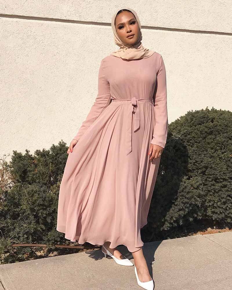 فساتين صيفي للمحجبات 32