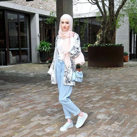 افكار لتنسيق ال slouchy pants مع الحجاب 35