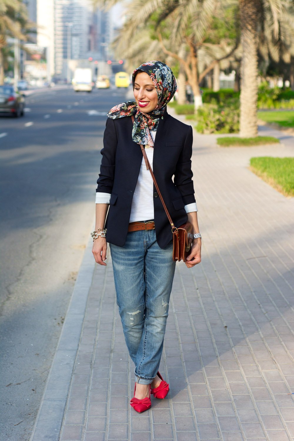افكار لتنسيق ال slouchy pants مع الحجاب 37