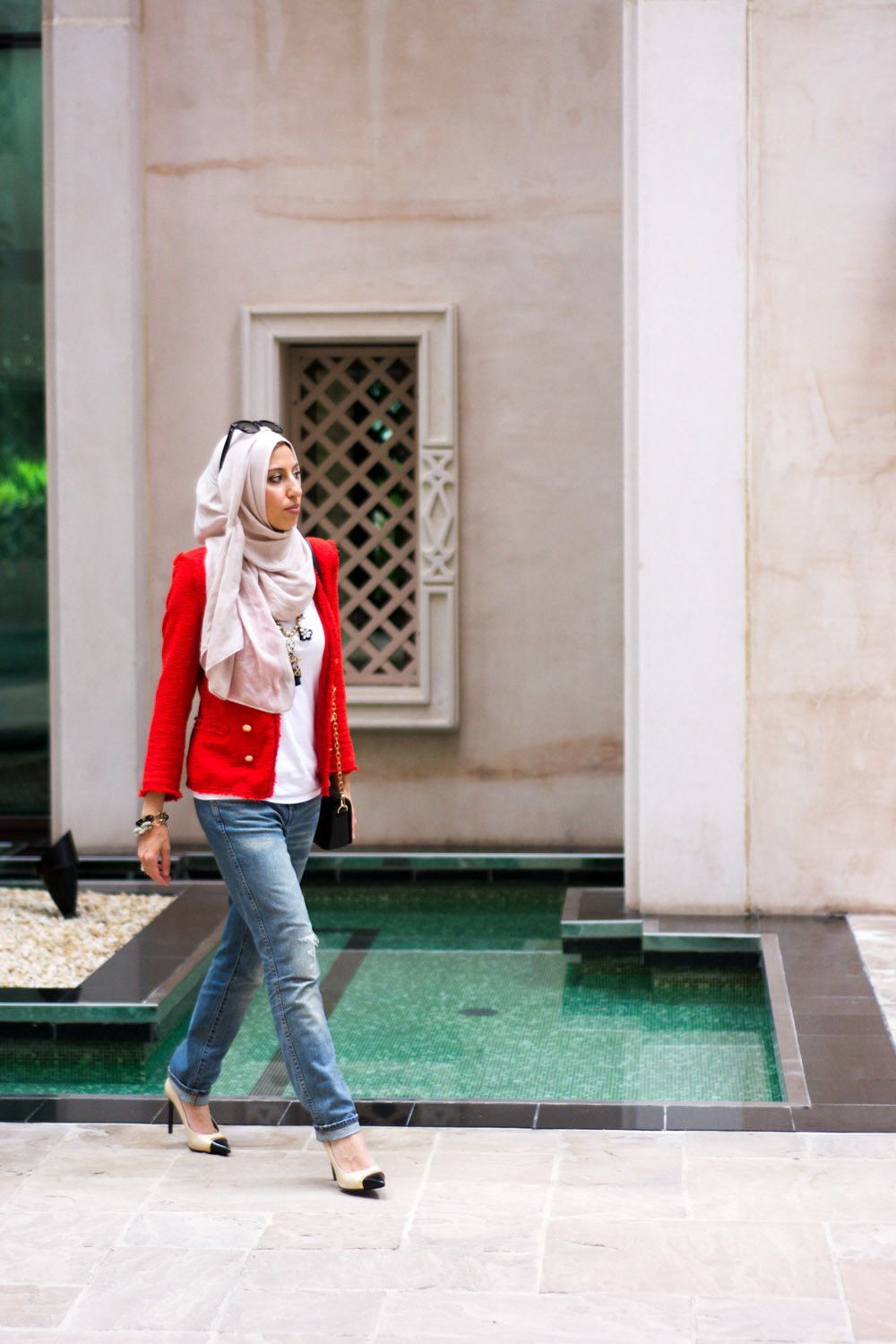 افكار لتنسيق ال slouchy pants مع الحجاب 38