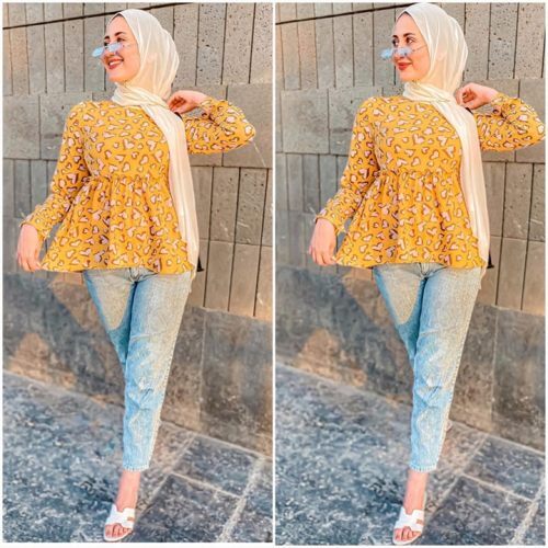 افكار لتنسيق ال slouchy pants مع الحجاب 4