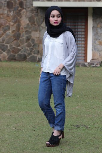 افكار لتنسيق ال slouchy pants مع الحجاب 42
