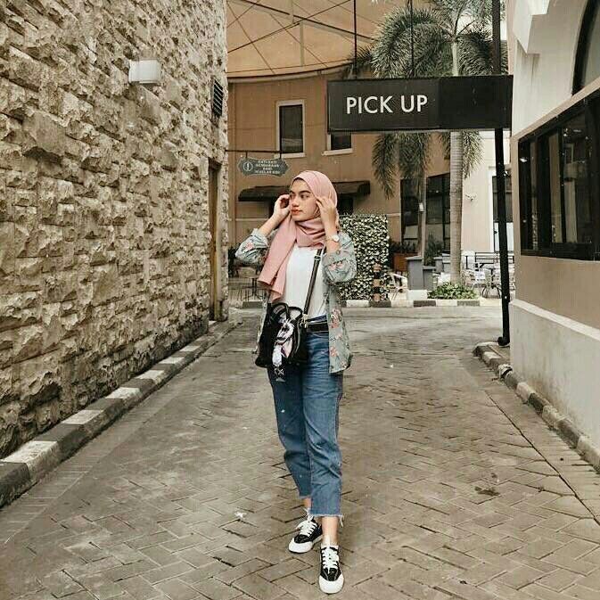 افكار لتنسيق ال slouchy pants مع الحجاب 50