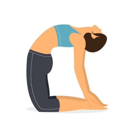 camel pose