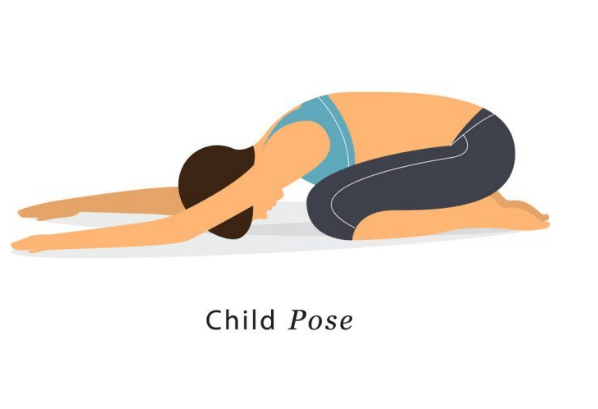 child pose