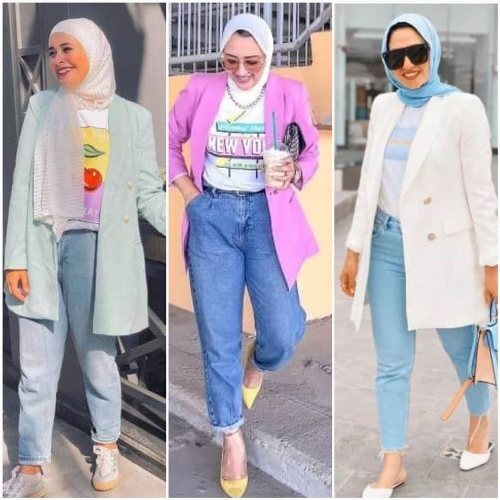 ستايلات للمحجبات مناسبة للجامعة 2