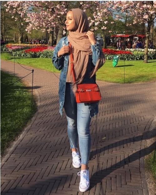 ستايلات للمحجبات مناسبة للجامعة 25
