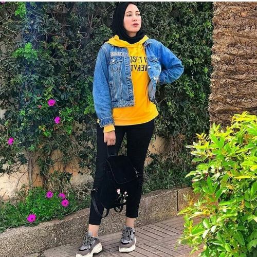 ستايلات للمحجبات مناسبة للجامعة 29