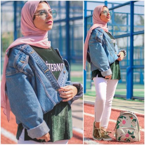 ستايلات للمحجبات مناسبة للجامعة 30