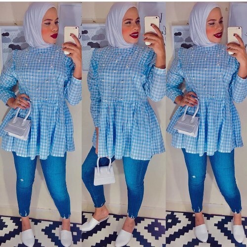 ستايلات للمحجبات مناسبة للجامعة 7