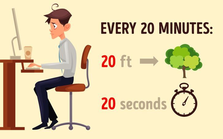 تمارين للعيون المرهقة 8