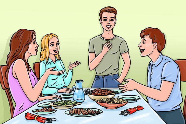 لو فيه عزومة عندك في البيت