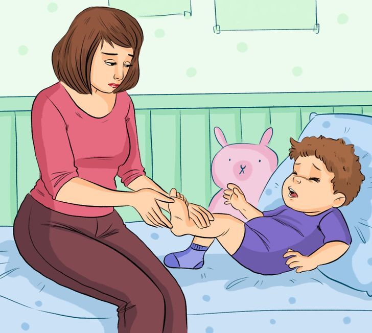 نقط ضغط لتهدئة الطفل 3