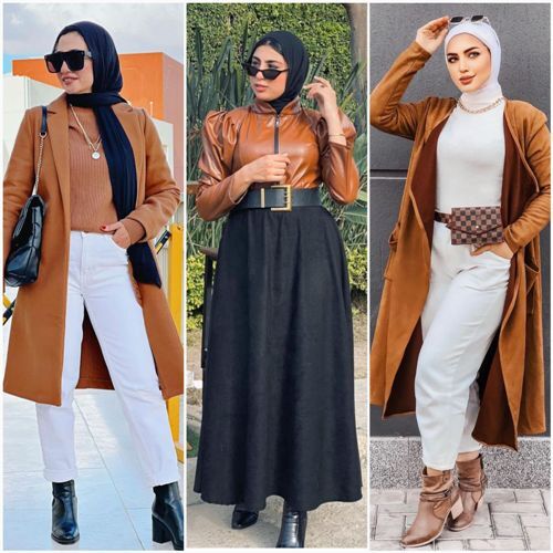 ستايلات عصرية للمحجبات لموسم الشتا 64