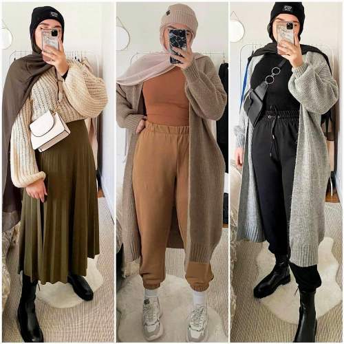 ستايلات عصرية للمحجبات لموسم الشتا 18