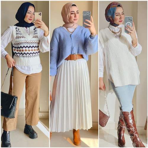 ستايلات عصرية للمحجبات لموسم الشتا 2