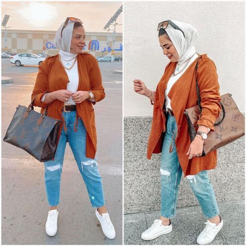 ستايلات عصرية للمحجبات لموسم الشتا 32