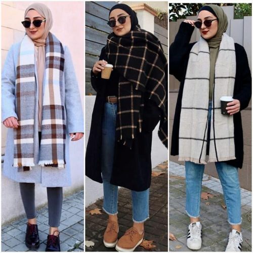 ستايلات عصرية للمحجبات لموسم الشتا 60