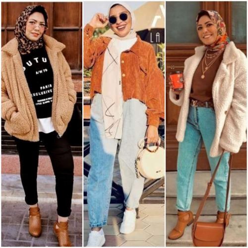 ستايلات عصرية للمحجبات لموسم الشتا 37