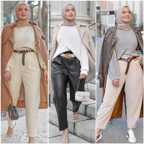 ستايلات عصرية للمحجبات لموسم الشتا 62