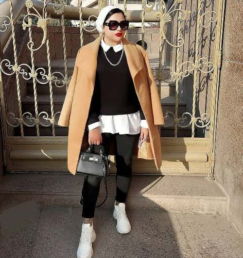 ستايلات عصرية للمحجبات لموسم الشتا 48