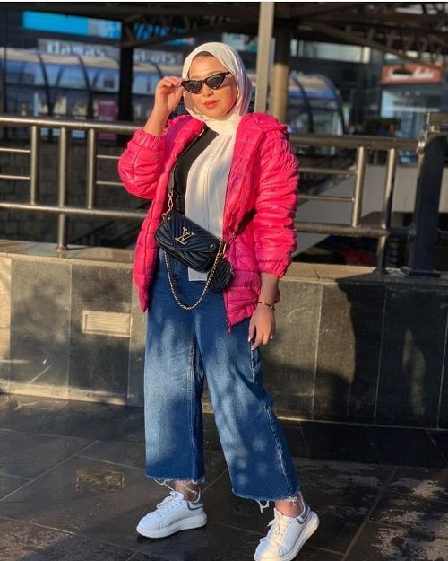 ستايلات عصرية للمحجبات لموسم الشتا 57