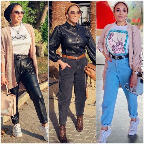 ستايلات عصرية للمحجبات لموسم الشتا 6