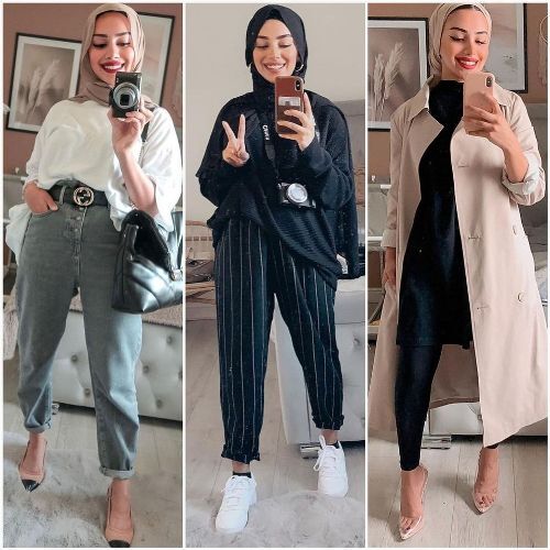 ستايلات عصرية للمحجبات لموسم الشتا 7