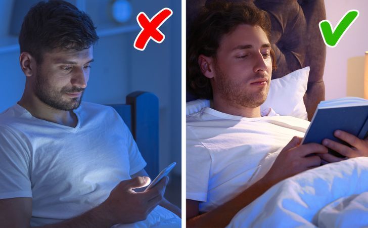 تجنبي استخدام الموبايل قبل النوم