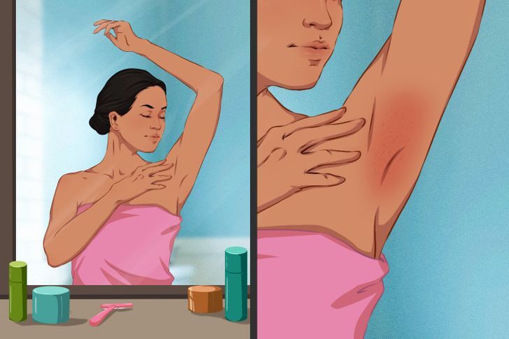 استخدام مزيل العرق بشكل صح 5