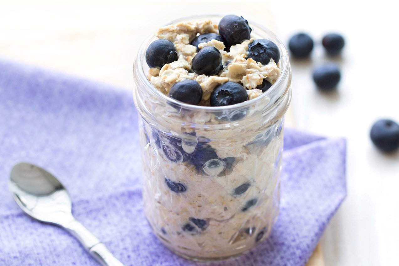 طريقة عمل وصفة مافن البلوبيري بالشوفان blueberry oat muffin