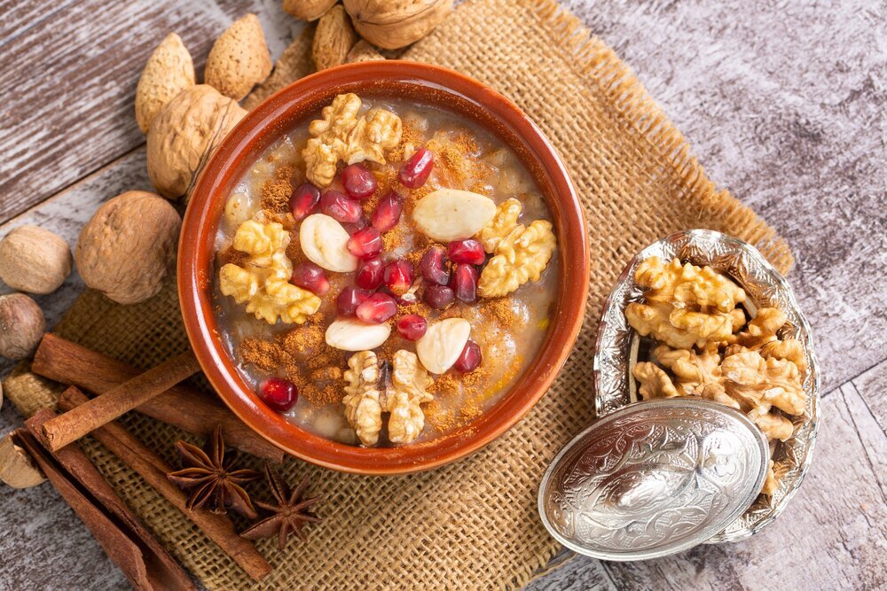 طريقة عمل العاشوراء ب 4 وصفات مختلفة