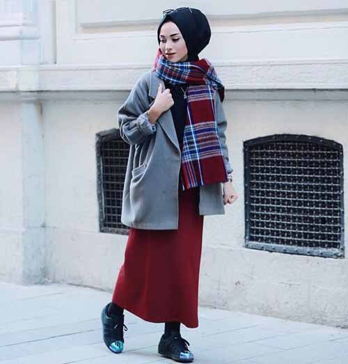 افكار ستايلات للمحجبات لموسم الشتا 24