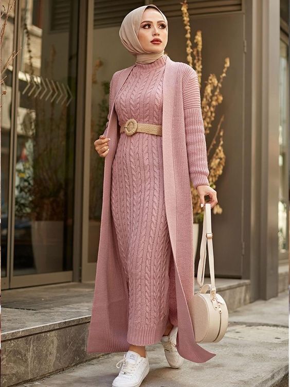 افكار ستايلات للمحجبات لموسم الشتا 41
