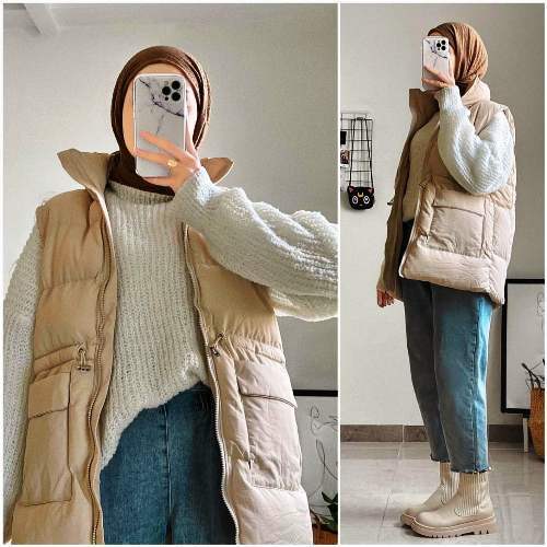 افكار ستايلات للمحجبات لموسم الشتا 9
