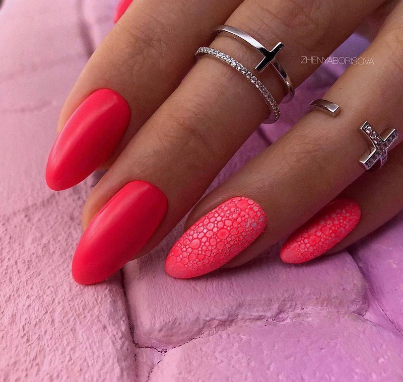 مانيكير الفقاعات bubble nails 14