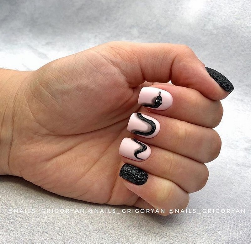 مانيكير الفقاعات bubble nails 18