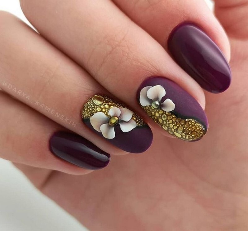 مانيكير الفقاعات bubble nails 19