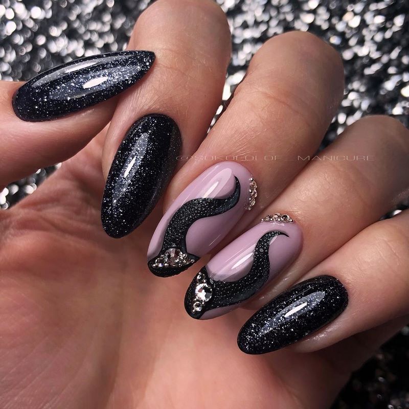مانيكير الفقاعات bubble nails 22
