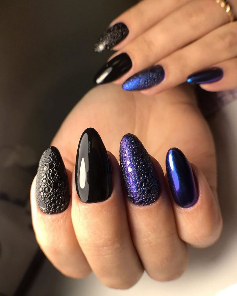 مانيكير الفقاعات bubble nails 25