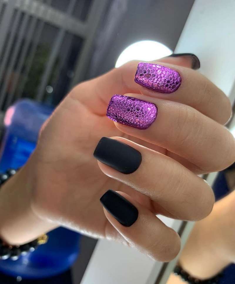 مانيكير الفقاعات bubble nails 37