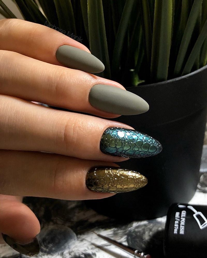 مانيكير الفقاعات bubble nails 38
