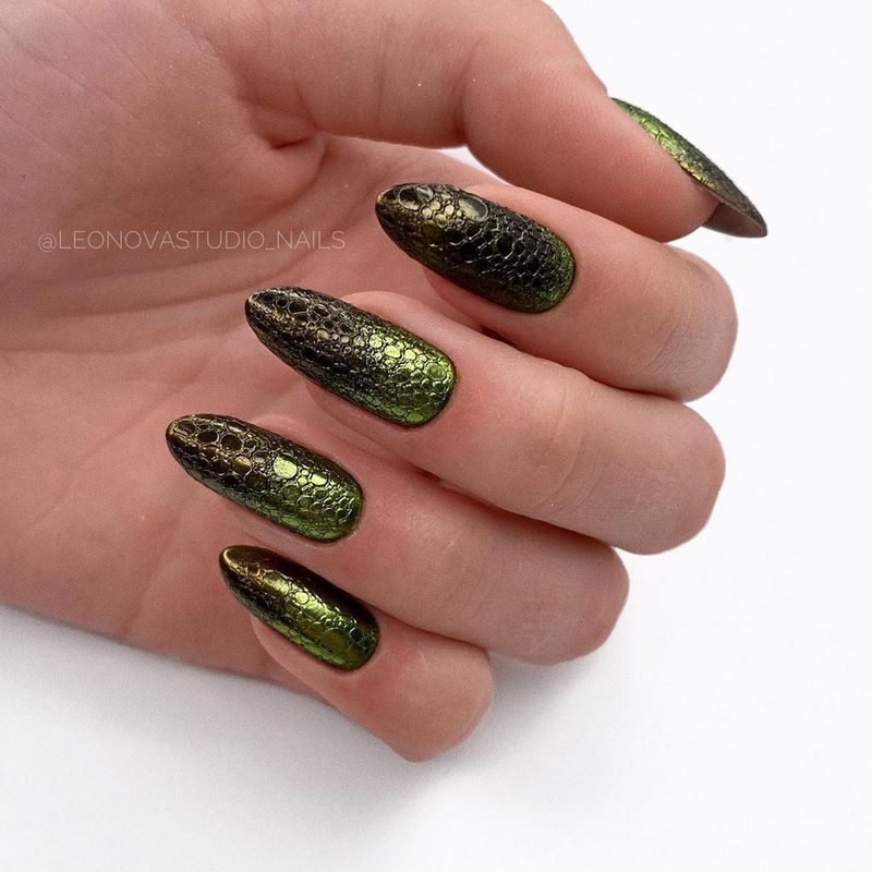 مانيكير الفقاعات bubble nails 39