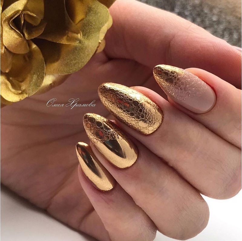 مانيكير الفقاعات bubble nails 44