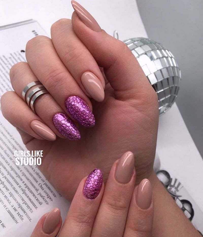 مانيكير الفقاعات bubble nails 46