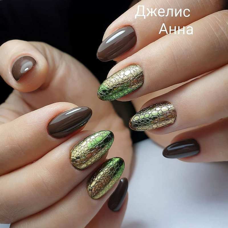 مانيكير الفقاعات bubble nails 51