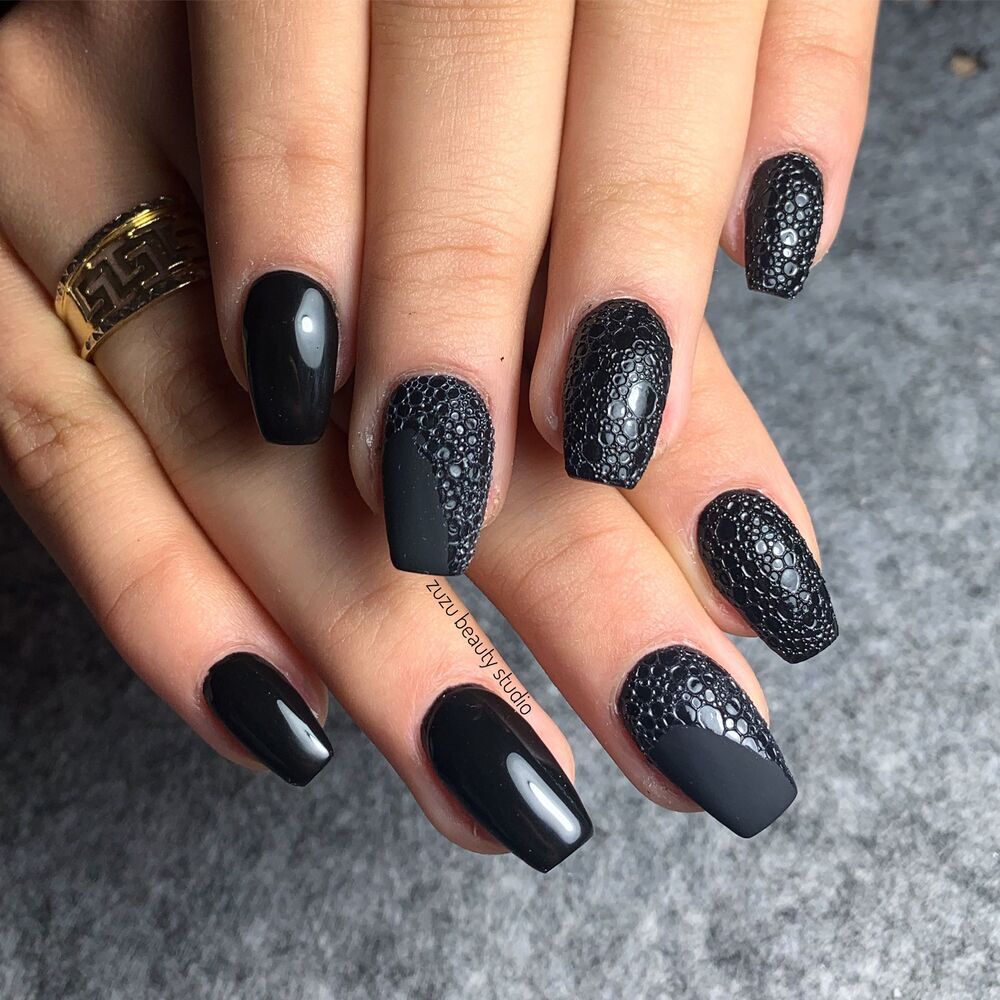مانيكير الفقاعات bubble nails 53