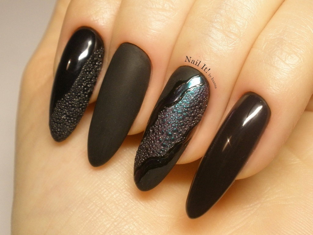 مانيكير الفقاعات bubble nails 56